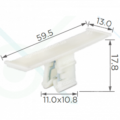 C 1156 Кліпса Acura Honda Lexus Mazda Mitsubishi Toyota 5207072MH 23E8152088 23E6152010 23E8150010 23E6150010