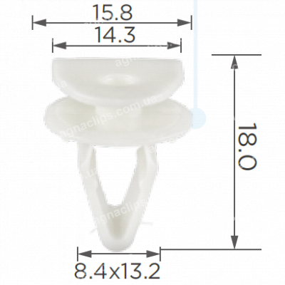C 1166 Кліпса Honda 90602SFA004