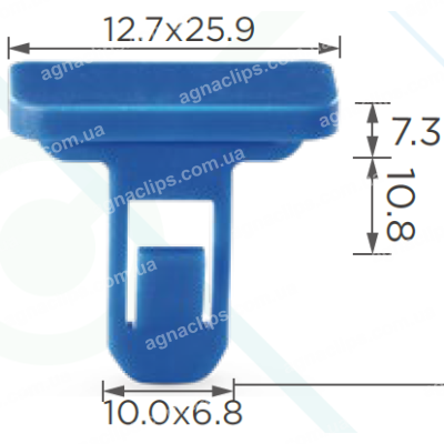 C 1167 Кліпса Toyota Lexus 7539235200 7539204010