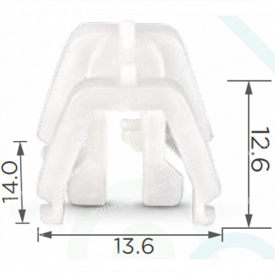 C 1180 Кліпса Honda 75305SHJ003 молдингу двері