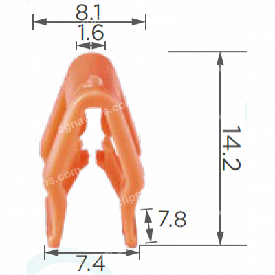 C 1191 Кліпса Toyota Ford Opel
