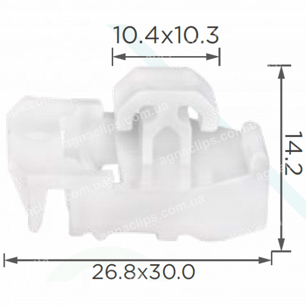 C 1305 Кліпса Mercedes 0029948145 кріплення молдингу