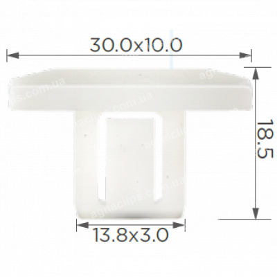C 1334 Кліпса молдингу Toyota