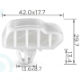 C1442 Кліпса Honda Accord 75328SM4A01 молдингу
