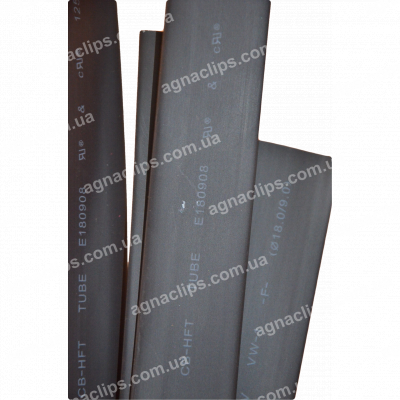 Кембрик Ø 18 мм термозбіжний чорний