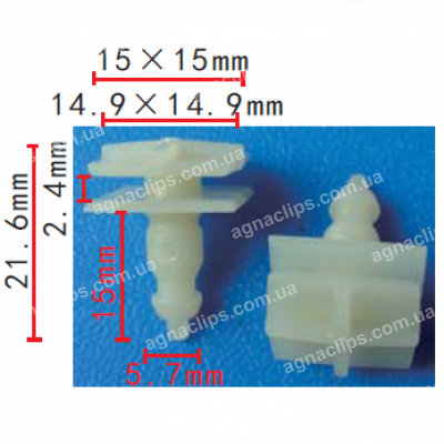 C 1456 Кліпса Nissan Infiniti 768826P010 молдингів