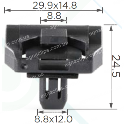 C1479 Кліпса Toyota Lexus 5219752010 кріплення бампера