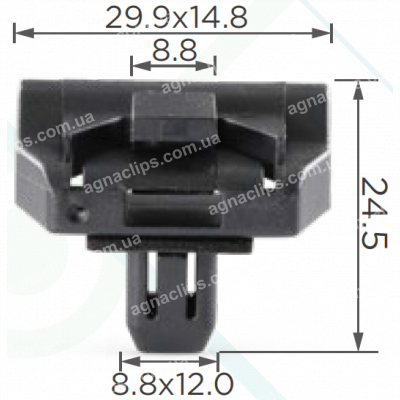 C 1479 Кліпса Toyota Lexus 5219752010 кріплення бампера