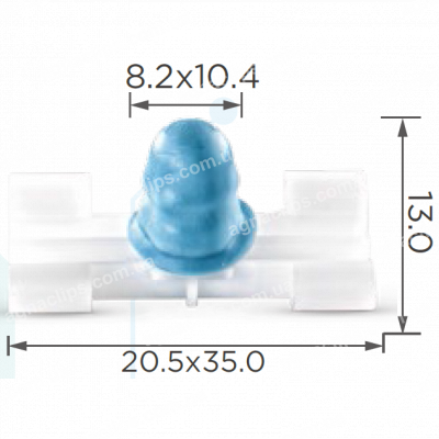 C 1483 Кліпса BMW 51137020031 молдингів двері