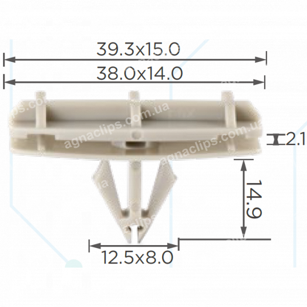 C 1484 Кліпса Chrysler Dodge Jeep 55157055AA молдингів, підкрилок