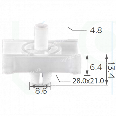 C 1488 Кліпса BMW 51131829904 кріплення молдингу