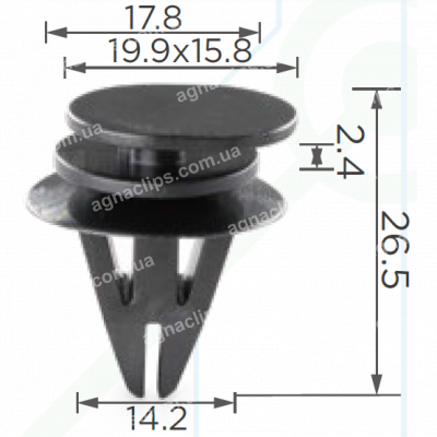 C 1517 Кліпса BMW 7131480419 молдингу порога