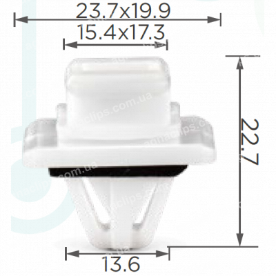 C 1523 Кліпса Honda 90501S9A003 внутрішньої обшивки