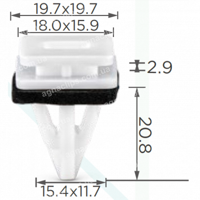 C 1524 Кліпса Honda 91507SR2003 91513S7S003