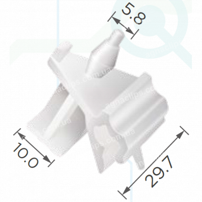 C 1538 Кліпса BMW 51117160451 молдингів порогів