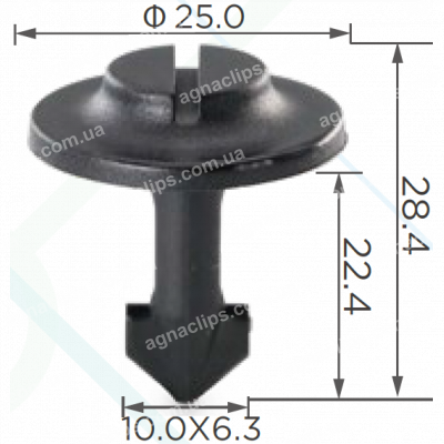 C 1551 Кліпса Audi Seat Skoda VW 4A0805121A
