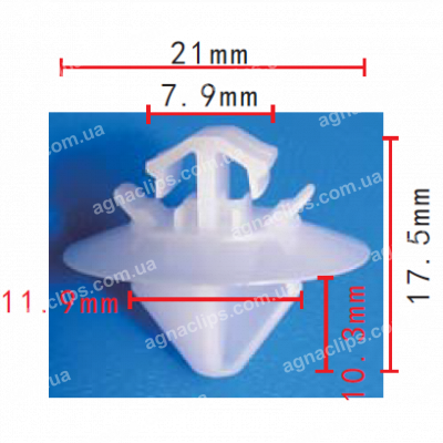 C 1579 Кліпса Peugeot Citroen Fiat Alfa Lancia 856548 9408565488 молдингу двері