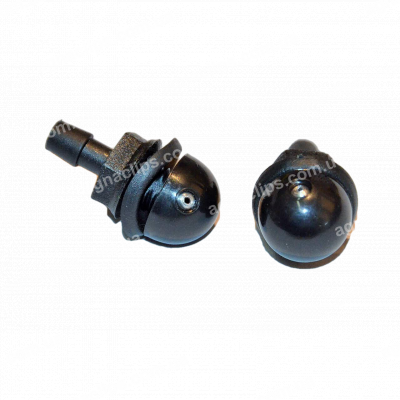 Форсунка омивача одинарна на гайці (кругла)