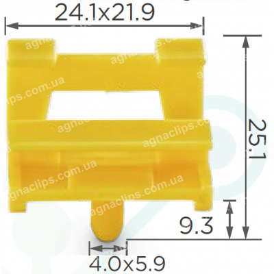 C 1634 Кліпса BMW 51717066220 накладки порога