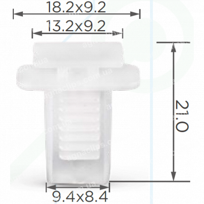 C 1653 Кліпса Land Rover Fiat L63808 60811628 обшивки салону