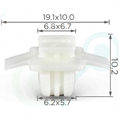 C1708 Кліпса Honda Subaru 91213SZAA01 91513SMGE01 молдингу порога