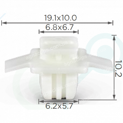 C 1708 Кліпса Honda Subaru 91213SZAA01 91513SMGE01 молдингу порога