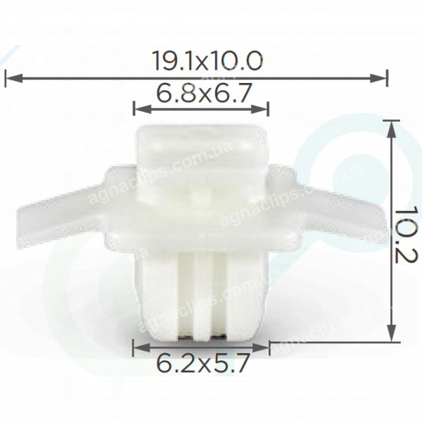 C 1708 Кліпса Honda Subaru 91213SZAA01 91513SMGE01 молдингу порога