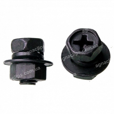 H 2058 Гвинт M5x8 з гайкою універсальний