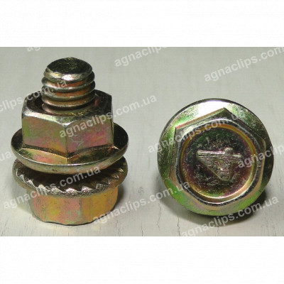 H 2059 Болт M6x12 з гайкою універсальний
