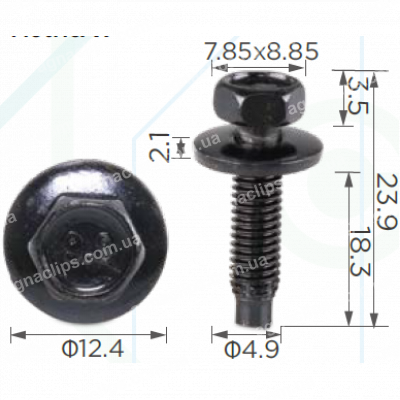 H 2085 Болт M5x18 Chrysler 6100539
