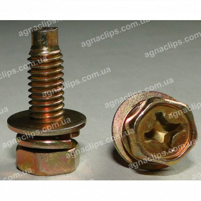 H 2109 Болт M6x14.3 з шайбою та гровером