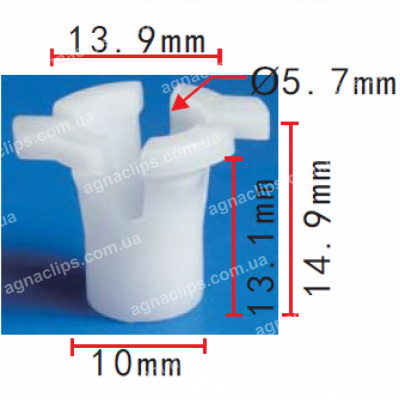 C 951 Втулка Audi VW BMW 63121378639 191941142 регулювання фар