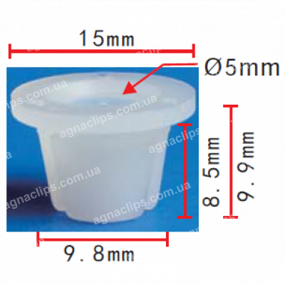C 972 Втулка Hyundai Kia 9235137000 кріплення фар
