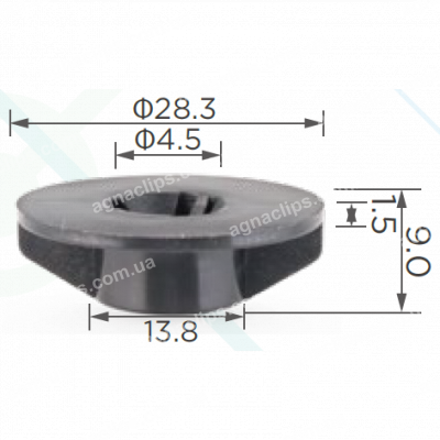 C 1001 Кліпса капота Toyota