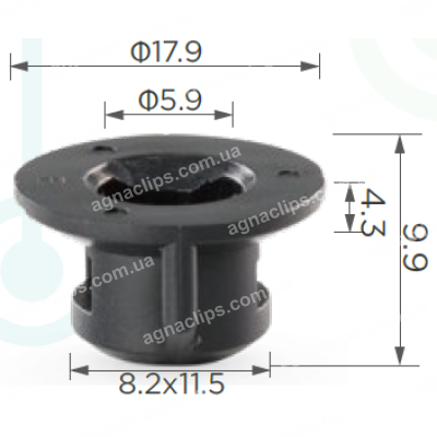 C 1587 Кліпса Toyota Lexus 9046706169