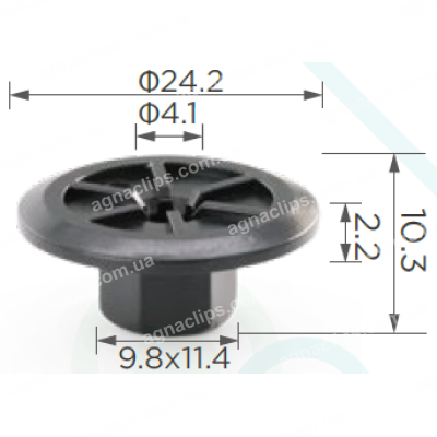 C1590 Кліпса Audi BMW Mercedes Seat VW 51711958025 441955973B A2019900050
