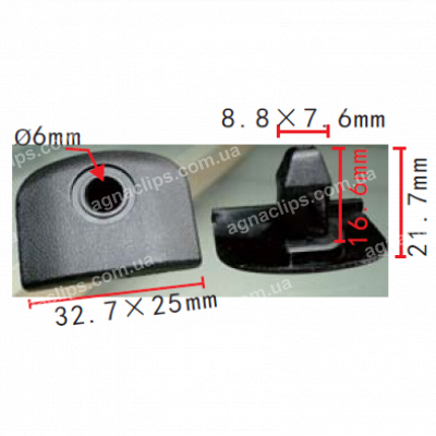 C 1477 Кліпса бампера Subaru 57750FC020