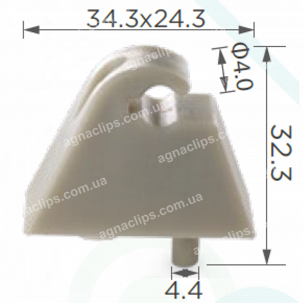 C 1486 Гачок BMW сонцезахисного козирка