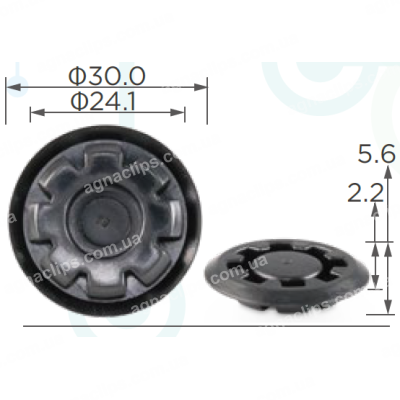 C 1041 Заглушка Ø 22мм Lexus Toyota 9095001620