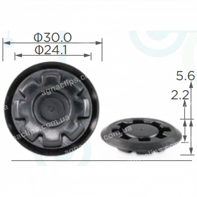C 1041 Заглушка Ø 22мм Lexus Toyota 9095001620