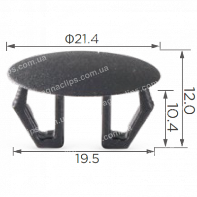 C 1201 Кліпса універсальна d21.3