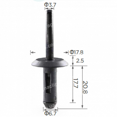 C 203 Заклепка пластикова VW Skoda Seat Audi 175853577A 20433026