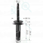 C 523 Заклепка пластикова GM Chevrolet 10109689 12337915