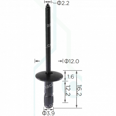 H 2012 Заклепка 4x15 Toyota Lexus 9026906054