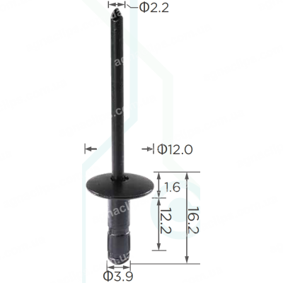 H 2012 Заклепка 4x15 Toyota Lexus 9026906054