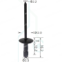 H 2012 Заклепка 4x15 Toyota Lexus 9026906054