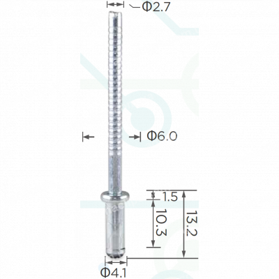 H 2015 Заклепка 4.1x11.6 Toyota Lexus Skoda VW 9026904060 N91078801