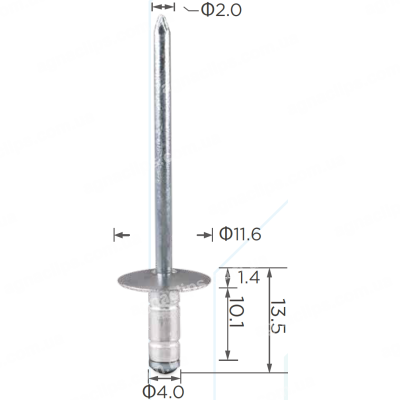 H 2029 Заклепка 3.9x11.6 Toyota Lexus 9026906013
