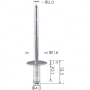 H 2029 Заклепка 3.9x11.6 Toyota Lexus 9026906013