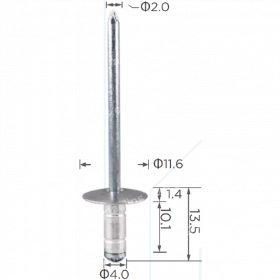 H 2029 Заклепка 3.9x11.6 Toyota Lexus 9026906013